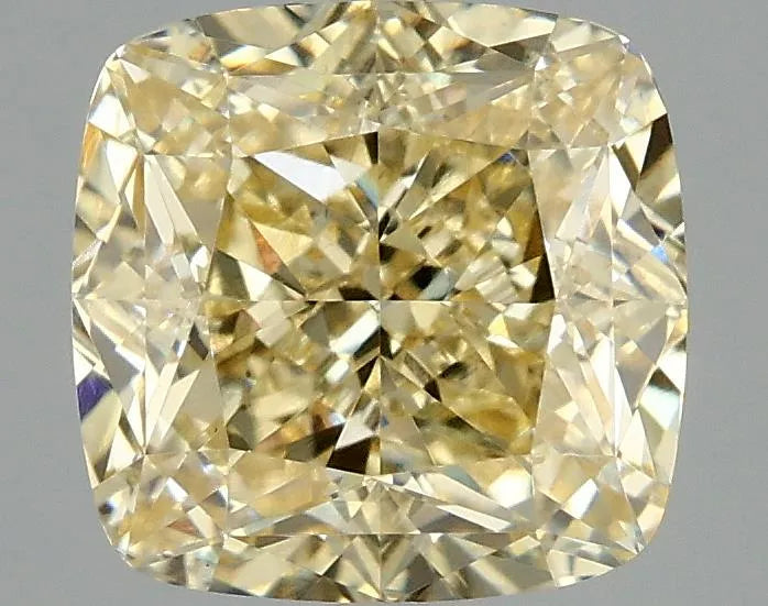 1.98ct Cushion modified Lab Grown Diamond (Colour Fancy Intense Yellow, Clarity VS1, IGI Certified)