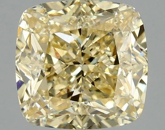 1.98ct Cushion modified Lab Grown Diamond (Colour Fancy Intense Yellow, Clarity VS1, IGI Certified)