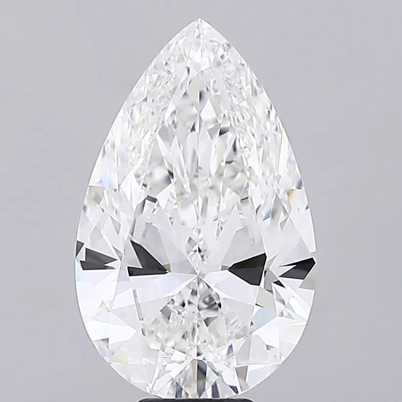 10.00ct Pear Lab Grown Diamond (Colour F, Clarity VVS2, IGI Certified)
