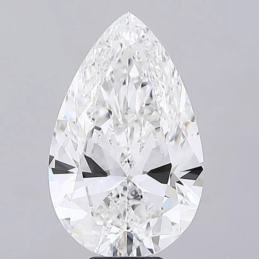 10.00ct Pear Lab Grown Diamond (Colour F, Clarity VVS2, IGI Certified)