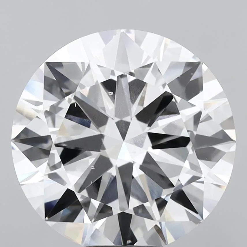 10.00ct Round Lab Grown Diamond (Colour E, Clarity VS2, Cut EX, IGI Certified)