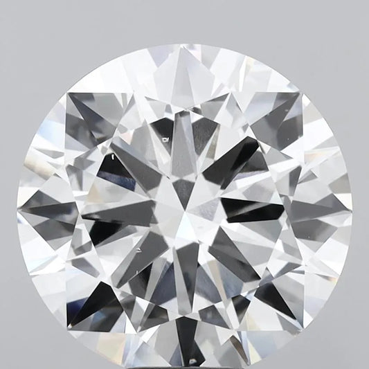 10.00ct Round Lab Grown Diamond (Colour E, Clarity VS2, Cut EX, IGI Certified)
