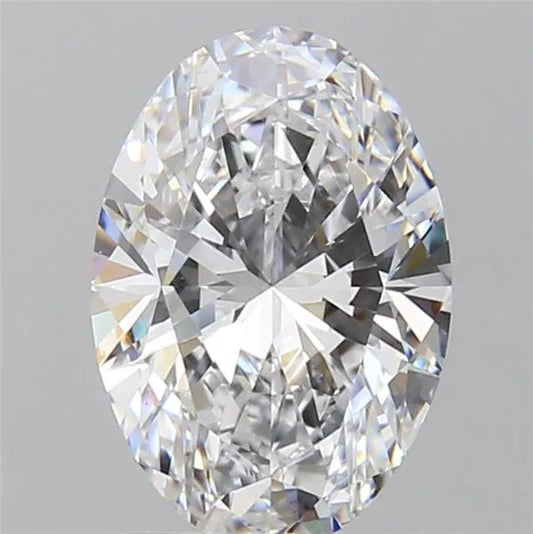 2.00ct Oval Lab Grown Diamond (Colour D, Clarity IF, IGI Certified)