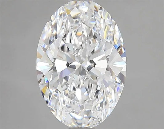 2.00ct Oval Lab Grown Diamond (Colour D, Clarity VVS1, IGI Certified)