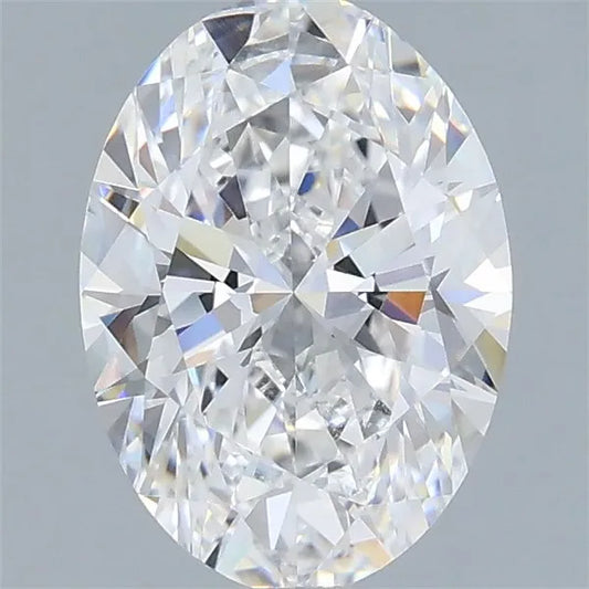 2.00ct Oval Lab Grown Diamond (Colour D, Clarity VVS1, IGI Certified)