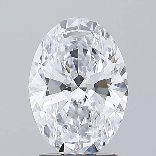 2.00ct Oval Lab Grown Diamond (Colour E, Clarity IF, IGI Certified)