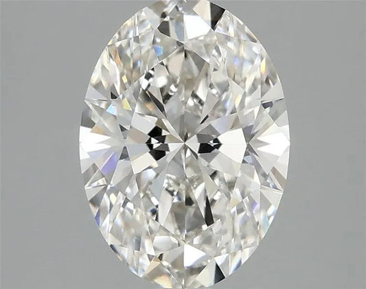 2.00ct Oval Lab Grown Diamond (Colour G, Clarity VVS1, IGI Certified)