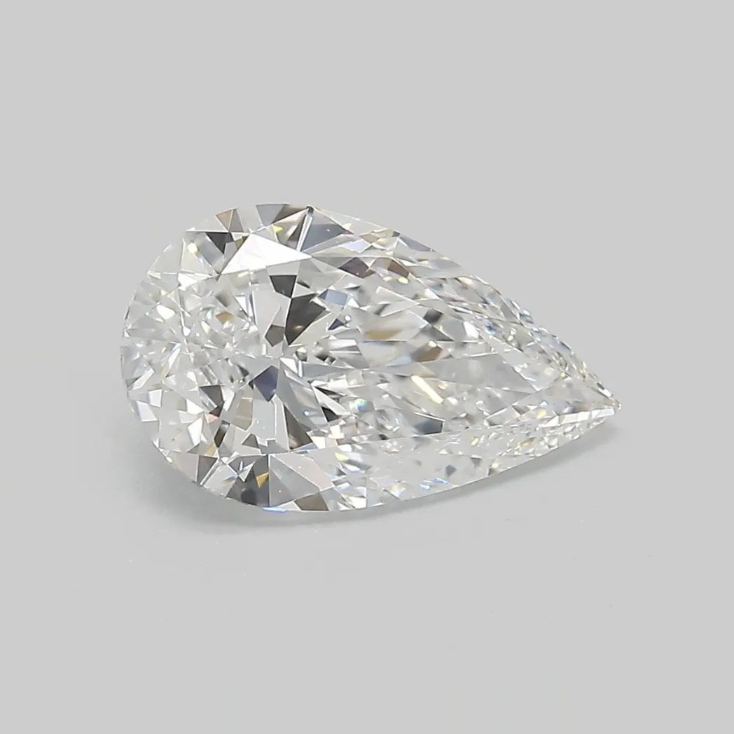 2.00ct Pear Lab Grown Diamond (Colour D, Clarity VVS2, IGI Certified)