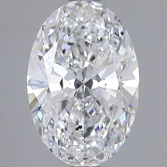 2.02ct Oval Lab Grown Diamond (Colour E, Clarity SI1, IGI Certified)