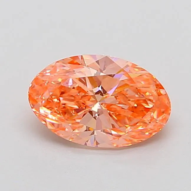 2.02ct Oval Lab Grown Diamond (Colour Fancy Vivid Pink, Clarity VS2, IGI Certified)