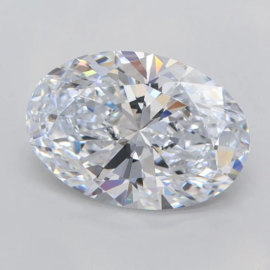 2.03ct Oval Lab Grown Diamond (Colour F, Clarity VVS1, IGI Certified)