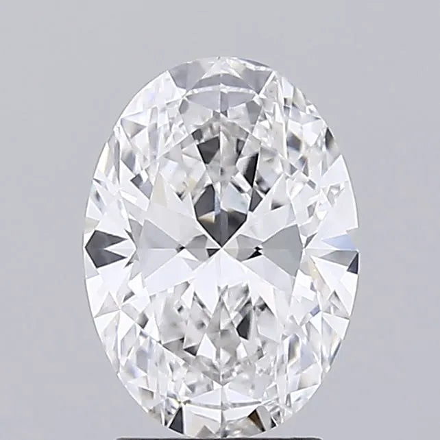 2.04ct Oval Lab Grown Diamond (Colour E, Clarity VVS2, IGI Certified)