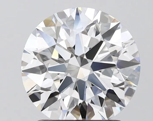 2.05ct Round Lab Grown Diamond (Colour E, Clarity VVS1, Cut ID, IGI Certified)