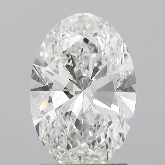 2.06ct Oval Lab Grown Diamond (Colour E, Clarity VVS2, IGI Certified)