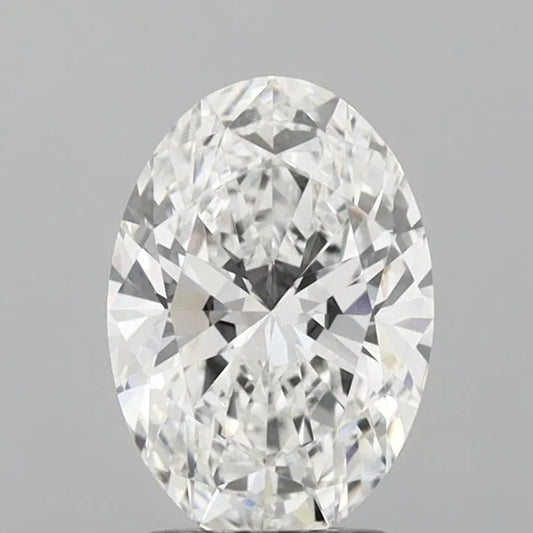 2.06ct Oval Lab Grown Diamond (Colour F, Clarity VVS2, IGI Certified)