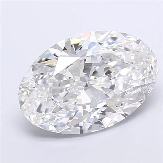 2.08ct Oval Lab Grown Diamond (Colour D, Clarity VVS2, IGI Certified)
