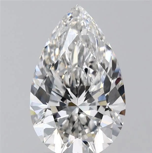 2.10ct Pear Lab Grown Diamond (Colour G, Clarity VS1, IGI Certified)