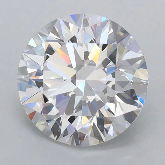 2.10ct Round Lab Grown Diamond (Colour D, Clarity FL, Cut ID, IGI Certified)