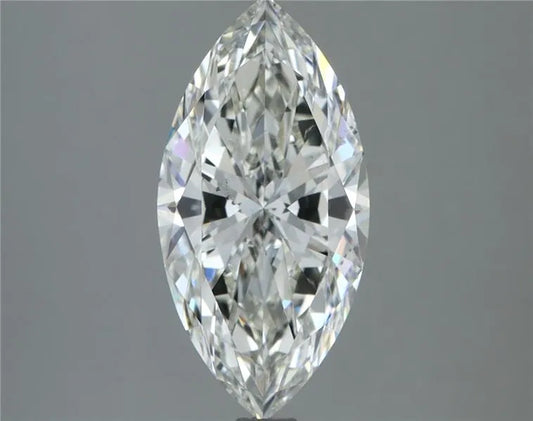 2.12ct Marquise Natural Diamond (Colour I, Clarity SI1, Cut VG, IGI Certified)