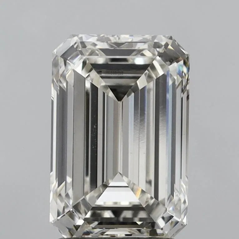 2.14ct Emerald Lab Grown Diamond (Colour H, Clarity VVS2, IGI Certified)