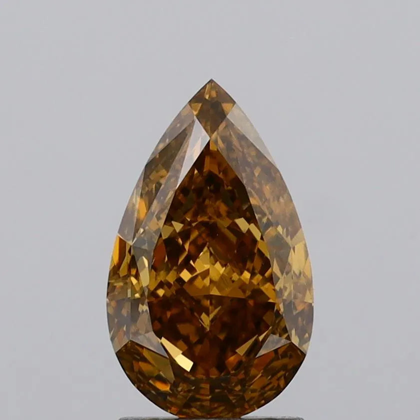 2.18ct Pear Natural Diamond (Colour Fancy, Clarity VVS1, GIA Certified)