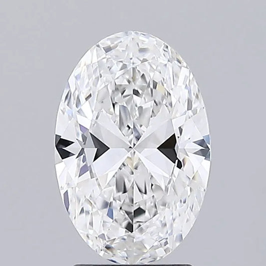 2.20ct Oval Lab Grown Diamond (Colour D, Clarity VVS2, IGI Certified)