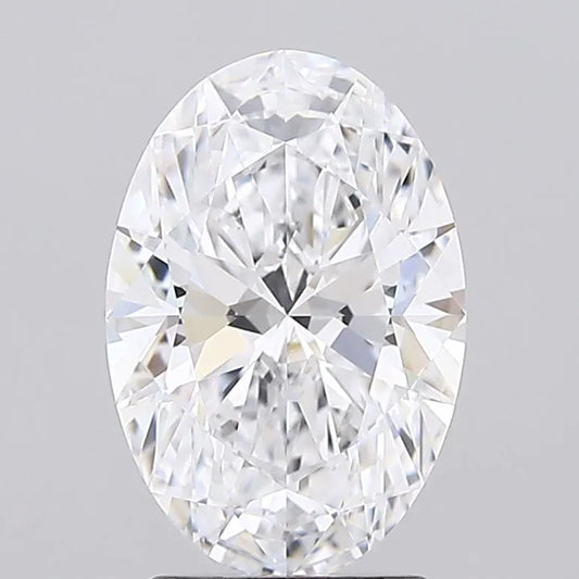 2.29ct Oval Lab Grown Diamond (Colour D, Clarity FL, Cut EX, GIA Certified)