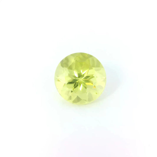 2.34ct Round Natural Apatite (Colour Yellow, Clarity Eye Clean, Cut Faceted)