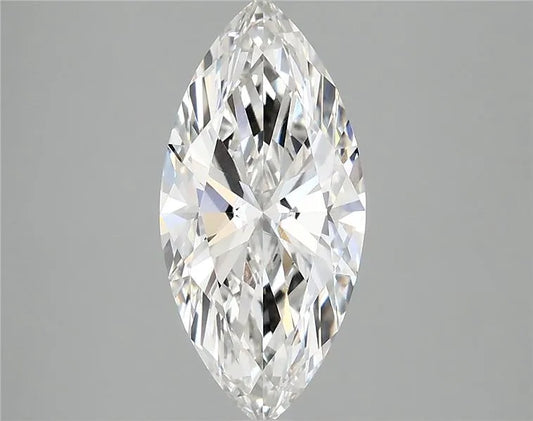 2.37ct Marquise Lab Grown Diamond (Colour F, Clarity VVS2, IGI Certified)