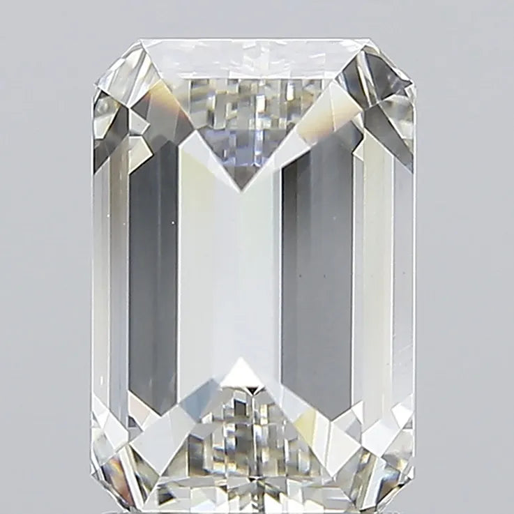 2.45ct Emerald Lab Grown Diamond (Colour H, Clarity VVS2, IGI Certified)
