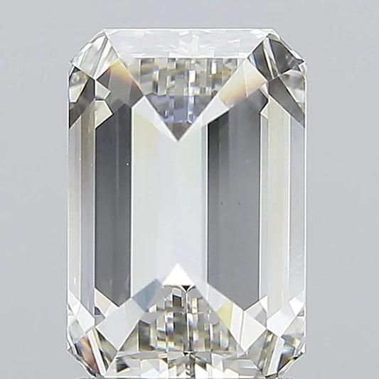 2.45ct Emerald Lab Grown Diamond (Colour H, Clarity VVS2, IGI Certified)