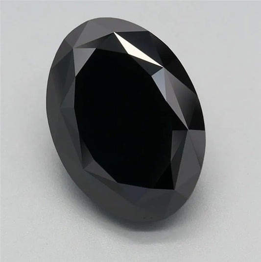 2.71ct Oval Lab Grown Diamond (Colour Fancy Black, Clarity VVS2, IGI Certified)