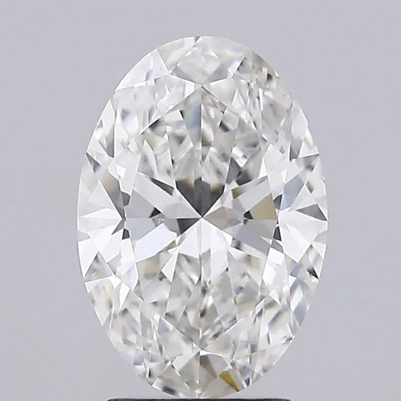 2.74ct Oval Lab Grown Diamond (Colour G, Clarity VVS2, IGI Certified)