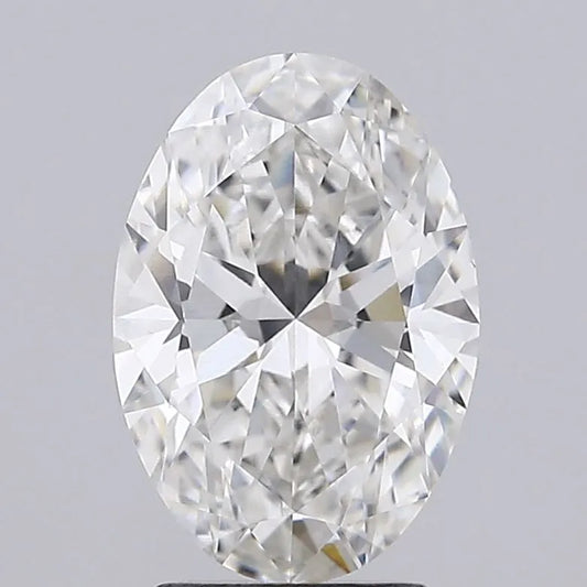 2.74ct Oval Lab Grown Diamond (Colour G, Clarity VVS2, IGI Certified)