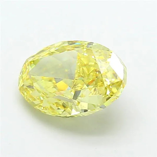 2.78ct Oval Lab Grown Diamond (Colour Fancy Intense Yellow, Clarity VS2, IGI Certified)
