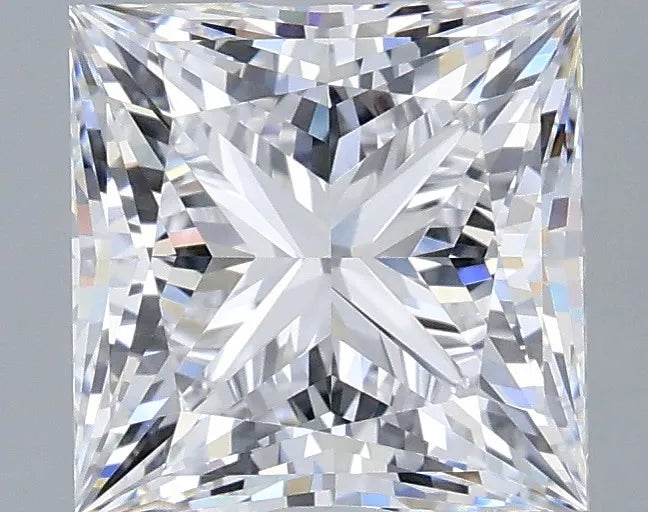 2.84ct Princess Lab Grown Diamond (Colour D, Clarity VVS2, IGI Certified)
