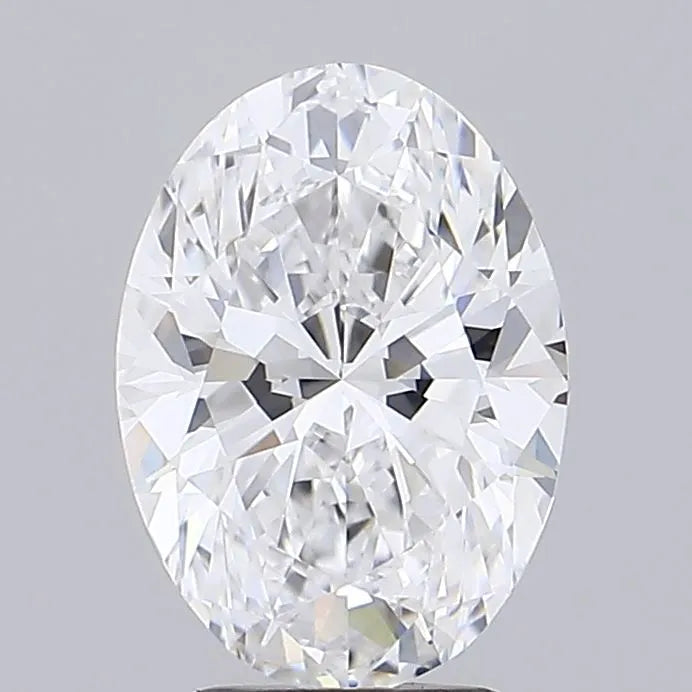 2.89ct Oval Lab Grown Diamond (Colour D, Clarity VVS2, IGI Certified)
