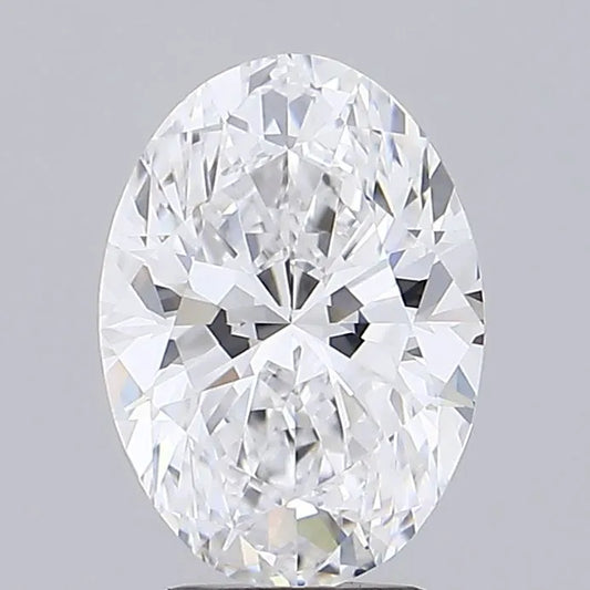 2.89ct Oval Lab Grown Diamond (Colour D, Clarity VVS2, IGI Certified)