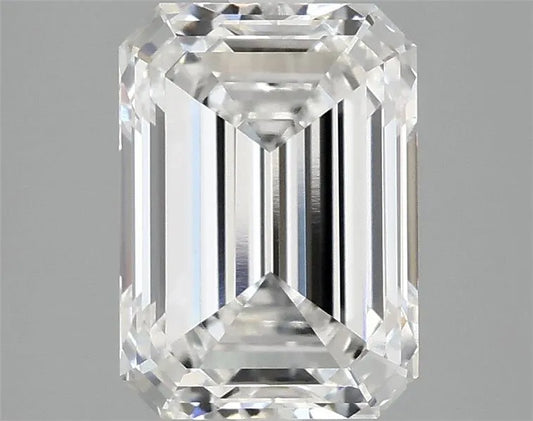 2.94ct Emerald Lab Grown Diamond (Colour E, Clarity VVS2, IGI Certified)