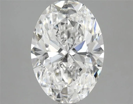 2.96ct Oval Lab Grown Diamond (Colour E, Clarity VVS2, IGI Certified)