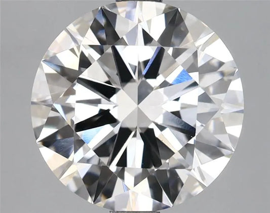 2.96ct Round Lab Grown Diamond (Colour E, Clarity VVS2, Cut EX, IGI Certified)