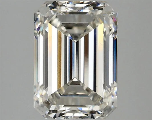 2.98ct Emerald Lab Grown Diamond (Colour H, Clarity VVS2, IGI Certified)