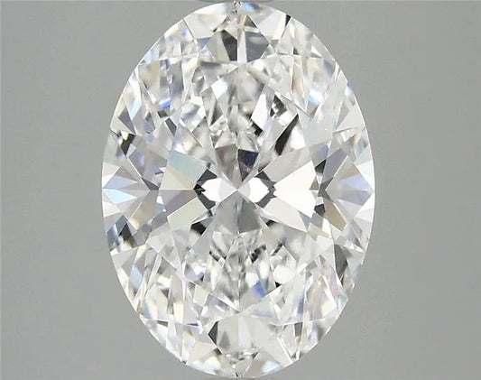 2.98ct Oval Lab Grown Diamond (Colour D, Clarity VVS2, IGI Certified)