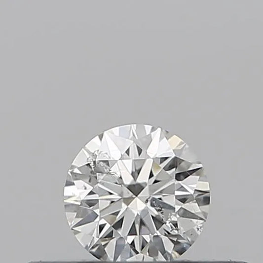 0.18ct Round Natural Diamond (Colour G, Clarity SI2, Cut VG, GIA Certified)