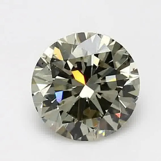 1.50ct Round Natural Diamond (Colour Fancy Green, Clarity SI2, Cut GD, GIA Certified)