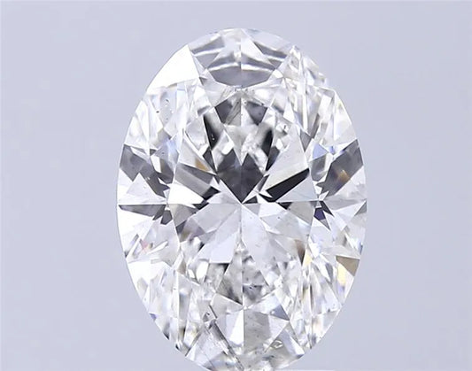3.00ct Oval Lab Grown Diamond (Colour E, Clarity SI1, IGI Certified)