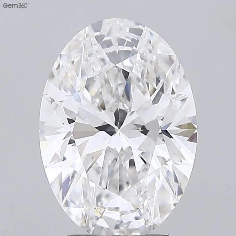 3.00ct Oval Lab Grown Diamond (Colour E, Clarity VS1, IGI Certified)