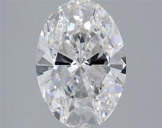 3.00ct Oval Lab Grown Diamond (Colour E, Clarity VVS2, IGI Certified)