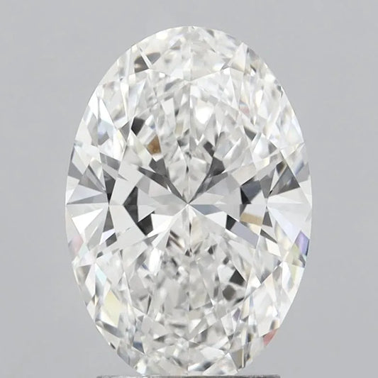 3.00ct Oval Lab Grown Diamond (Colour F, Clarity VVS2, IGI Certified)