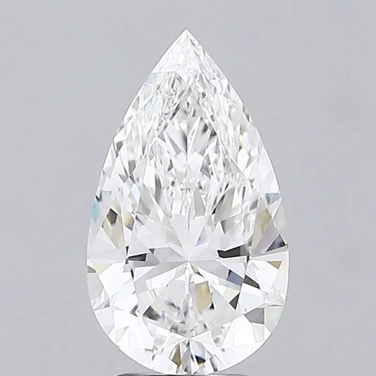 3.00ct Pear Lab Grown Diamond (Colour E, Clarity VVS2, IGI Certified)